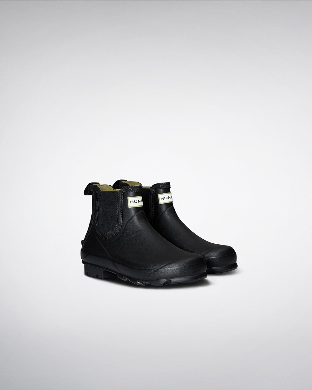 Botas Chelsea Hunter Homem Pretas - Norris Field - 80JMLPKHD